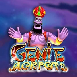 Genie Jackpots online game logo by Blueprint Gaming on milionerkasynoo.pl