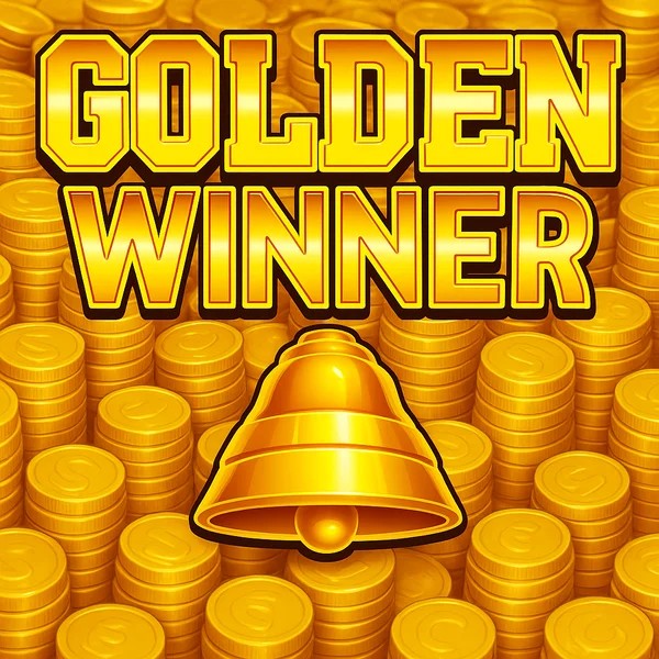 Golden Winner slot logo by Inspired Gaming at Millioner Casino