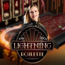 Lightning Roulette by Evolution, showcased at milionerkasynoo.pl – game logo