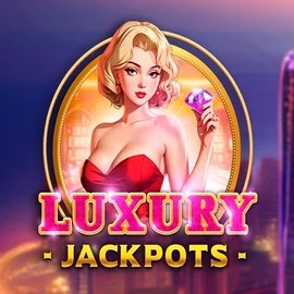Luxury Jackpots slot logo by Triple Cherry at Millioner Casino