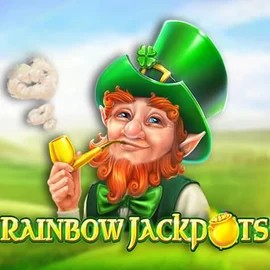Jackpots logo of Rainbow Jackpots from Red Tiger Gaming at Millioner Casino
