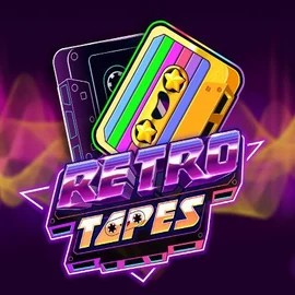 Official Slots logo: Retro Tapes by Push Gaming at Millioner Casino