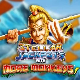 Stellar Jackpots with More Monkeys slot icon by Lightning Box Game, available at Millioner Casino